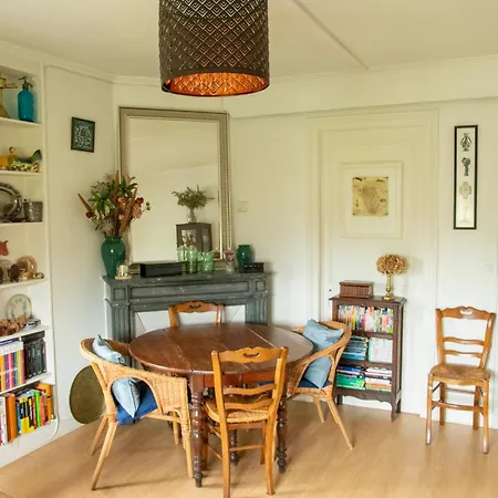Seine-Front Apt In Stone House With Parking And Garden, Lacroix Island Ruan Exterior foto
